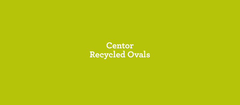 Centor Recycled Ovals